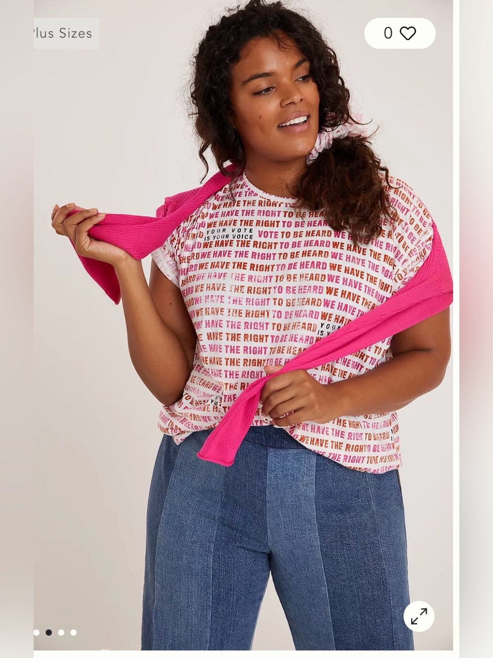 Anthropologie Right To Be Heard Graphic Tee